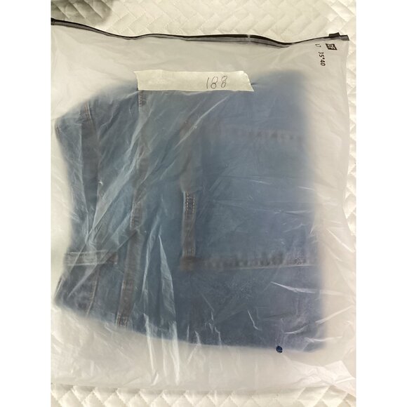 Shein Curve 3XL Ripped Distressed Capri Jeans Womens Blue Denim Strachey Fit New - Picture 9 of 9